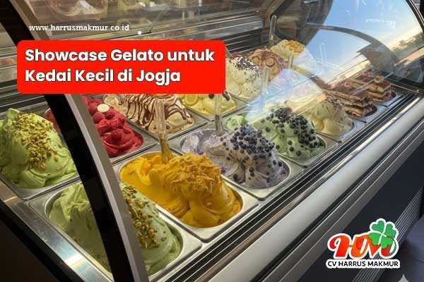Showcase Gelato untuk Kedai Kecil di Jogja