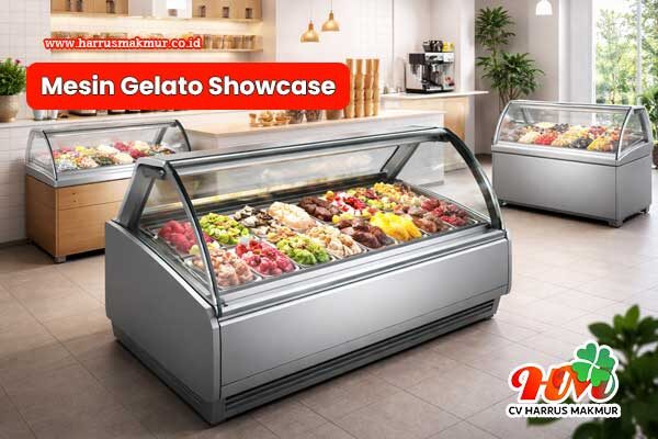 Mesin Gelato Showcase