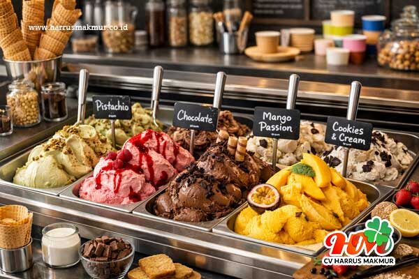 Penjual Showcase Gelato